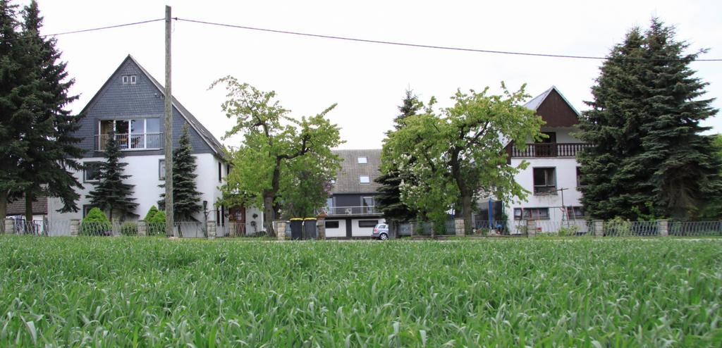 Pension Hubertushof Monteurunterkunft Freiberg Exteriör bild